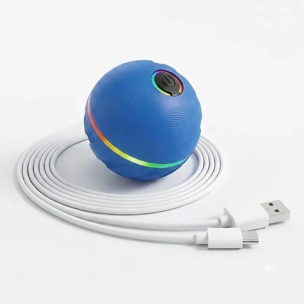 Smart Interactive Dog Ball Toy – Automatic Rolling & Bouncing Ball, USB Rechargeable Motion-Activated Pet Toy for Small, Medium & Large Dogs