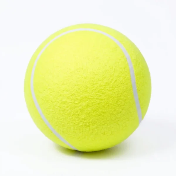 2-Pack Durable Large Dog Tennis Balls + Pump