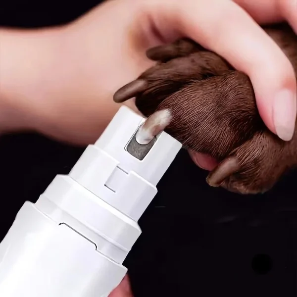 Professional Electric Dog Nail Trimmer - 2-Speed Quiet Pet Claw Grinder Tool