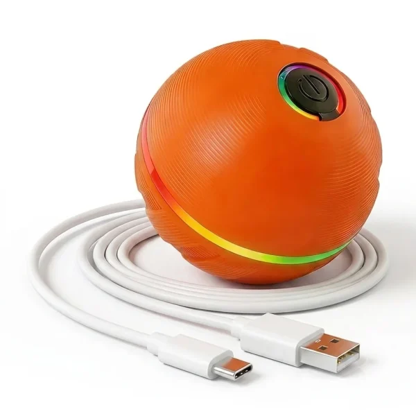 Smart Interactive Dog Ball Toy – Automatic Rolling & Bouncing Ball, USB Rechargeable Motion-Activated Pet Toy for Small, Medium & Large Dogs