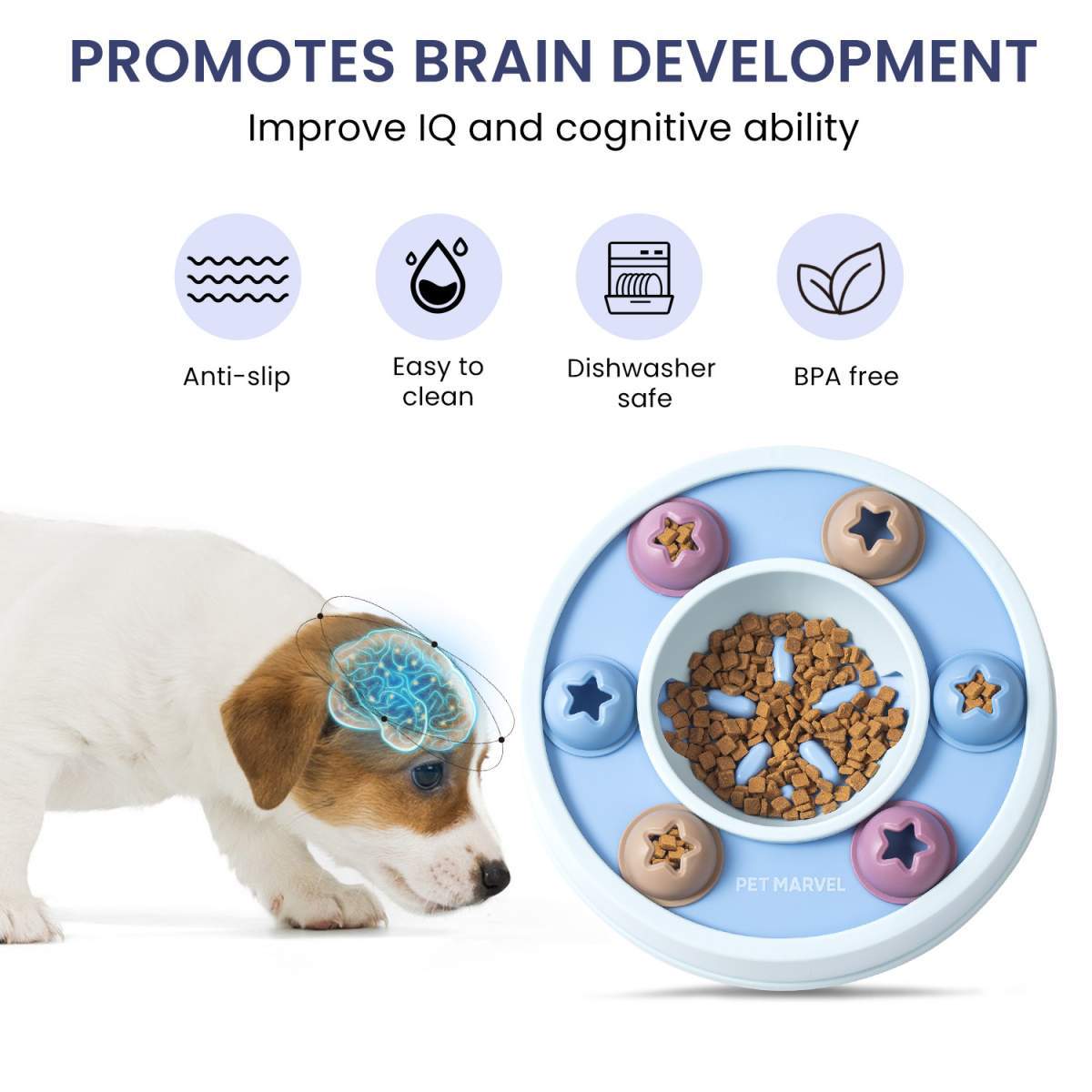 PETMARVEL Interactive Puzzle Game Dog Toy, Level 1-3 - Image 10
