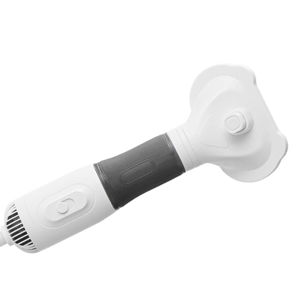 Pet Hair Dryer With Slicker Brush Low Noise 600W 3 Temperature Adjustable 3 In 1 Grooming Dog Blow Dryer For Cats Gray - Image 3