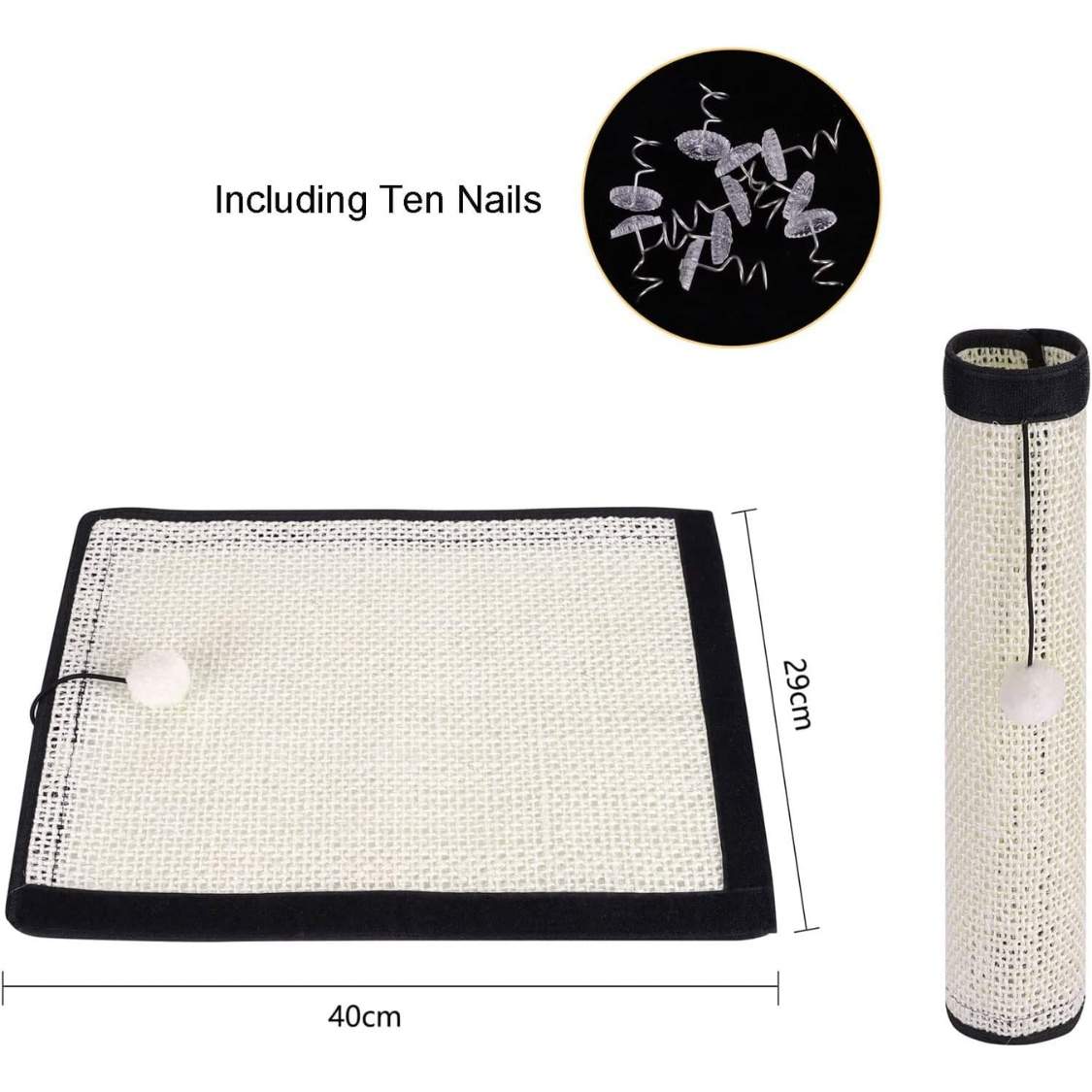 Cat Scratch Pad, Natural Sisal, Furniture - Image 5