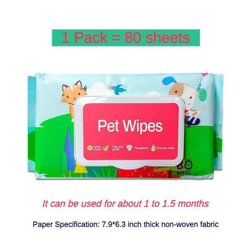 Dog And Cat Wet Wipes, Fragrance Free, Plant.based SKIP THE BATH Gentle Cleansing AndDeodorizing,Hypoallergenic, Wipes For PawsEars, Fur, Eye Ducts And Butt - Image 7