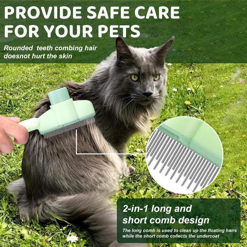 Cat And Dog Comb, Knot Remover, Hair Removal Tool, Pet Self-cleaning Comb, For Long Hair, Massage, Knot Removal, Hair Removal Exclusively