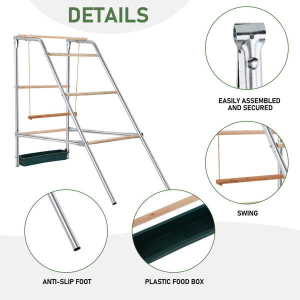103x50x100cm Outdoor Chicken Perch - Image 4