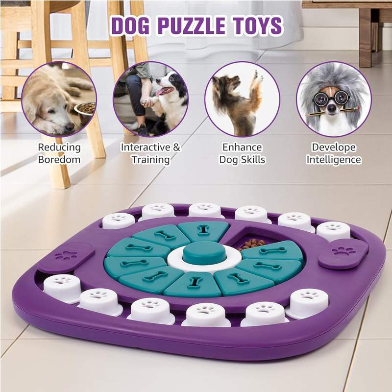 Dog Puzzle Toys, Interactive Treat Puzzle Dog Enrichment Toys For Large Medium Small Dogs - Image 3