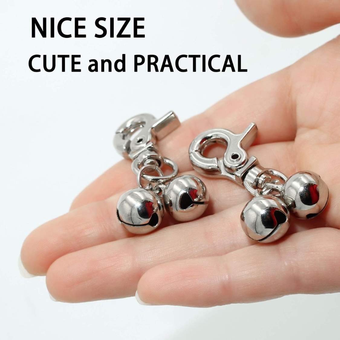 Bells For Dog Collars 2 Pack Stainless Steel Bell Necklace For Dogs Cat - Image 7