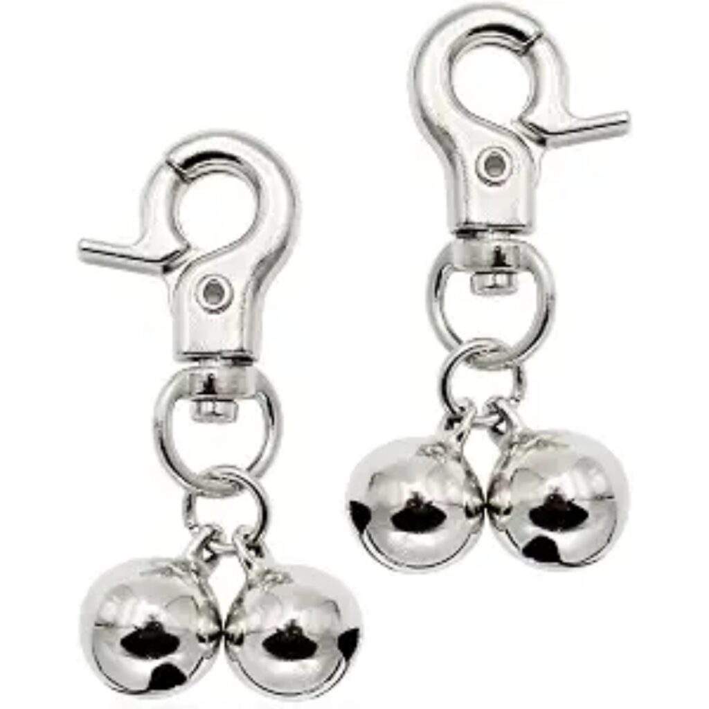 Bells For Dog Collars 2 Pack Stainless Steel Bell Necklace For Dogs Cat