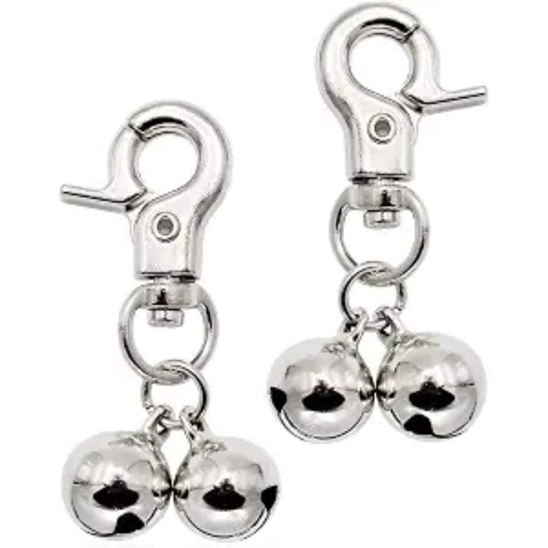 Bells For Dog Collars 2 Pack Stainless Steel Bell Necklace For Dogs Cat