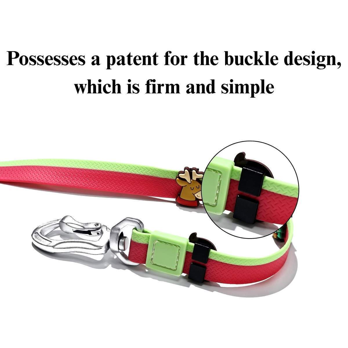The New Dual-Color Embossed Pet Leash Set Is A Pet Product That Combines Appearance, Fun And Practicality. It Not Only Ensures A Great User Experience With Exquisite Craftsmanship, But Also Injects Mo - Image 3