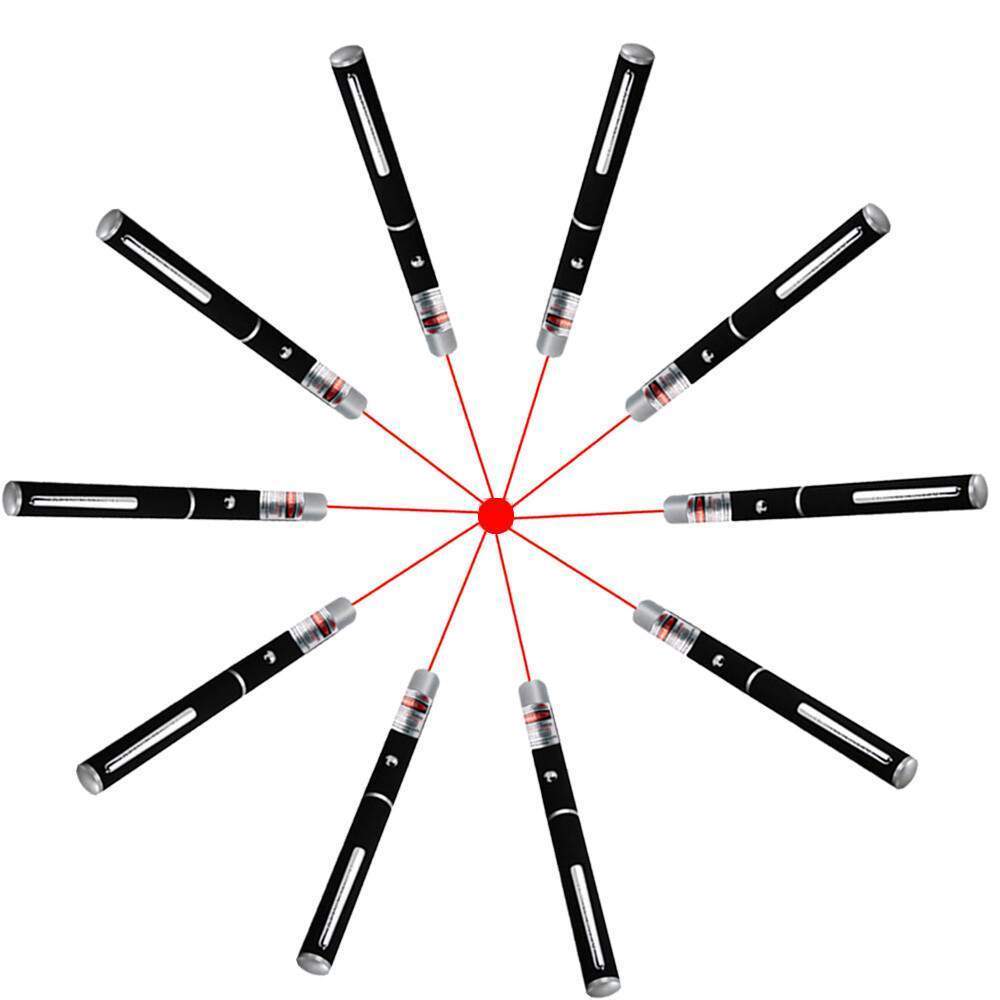 650nm Red Laser Pointer Pen Light Visible Single Beam AAA Lazer Torch 10PCS 9900 Miles Mini Small Teaching Pen Light Pet Toys - Image 8