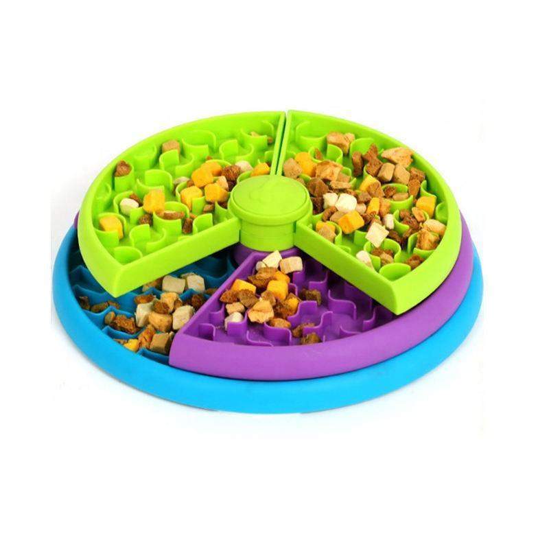 3-in-1 Interactive Slow Feeder Bowl & Lick Mat for Dogs & Cats