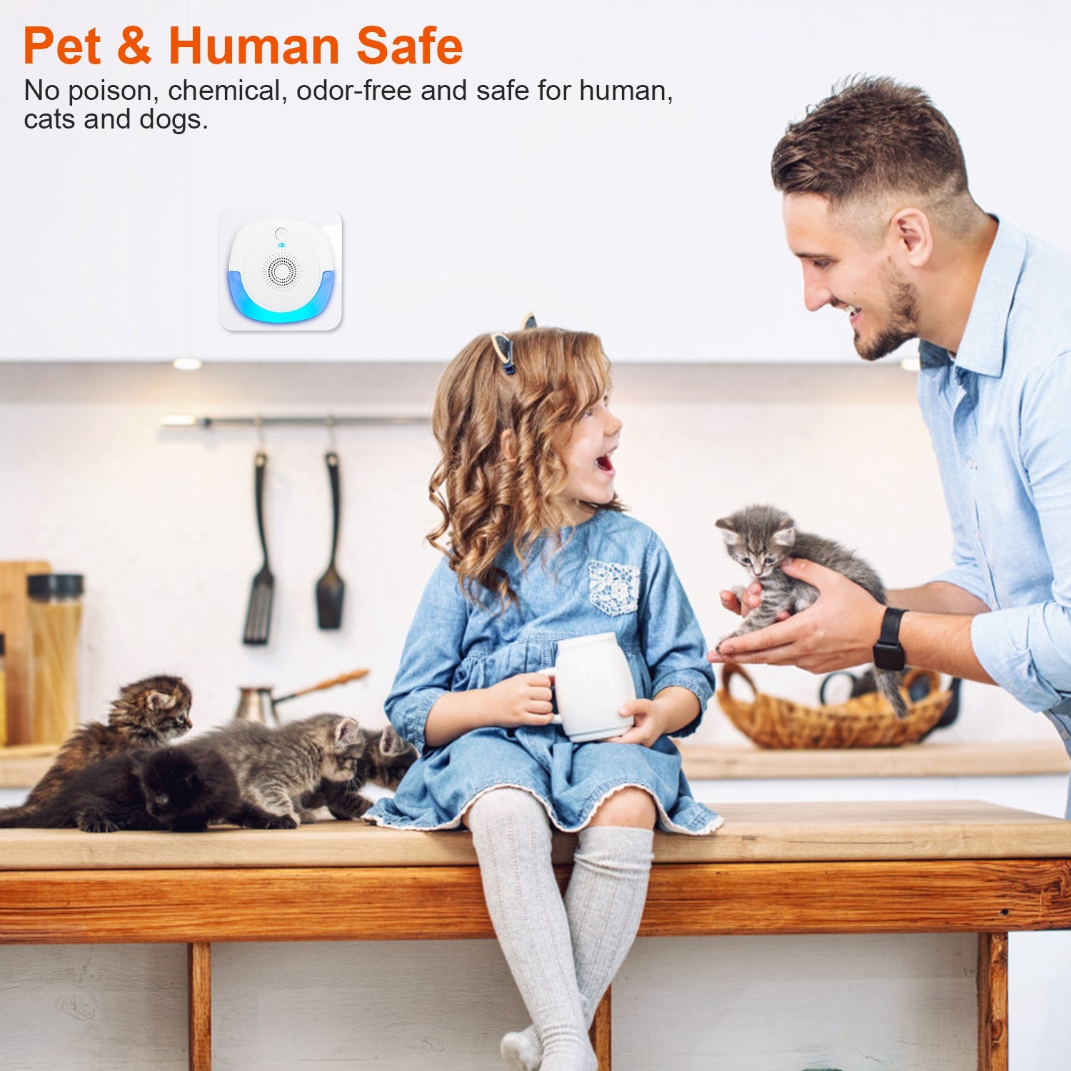 2026 New Ultrasonic 6PCS Pest Repeller, Dual Working Modes Plug-in Rodent Repellent, Chemical & Poison Free, Pet & Human Safe - Image 4