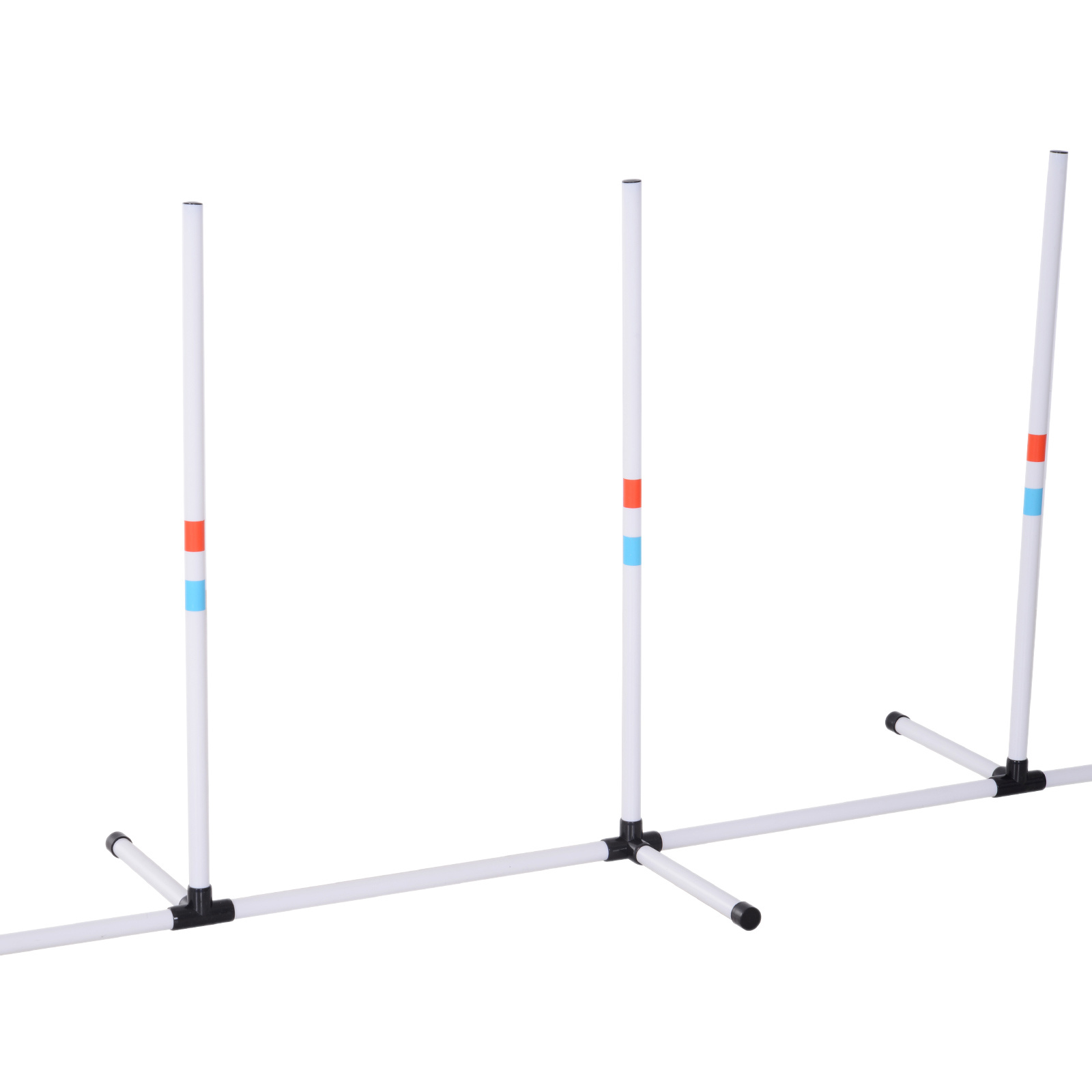 Sturdy Dog Weaves Poles Pet Speed and Agility Equipment Dogs Obstacle Outdoor w/ Storage Bag - Image 5