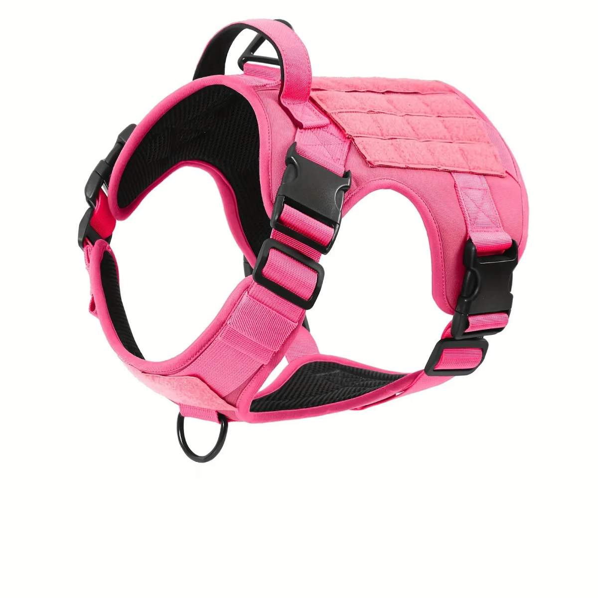 Tactical Service Dog Harness Vest – Adjustable Reflective Metal Buckle