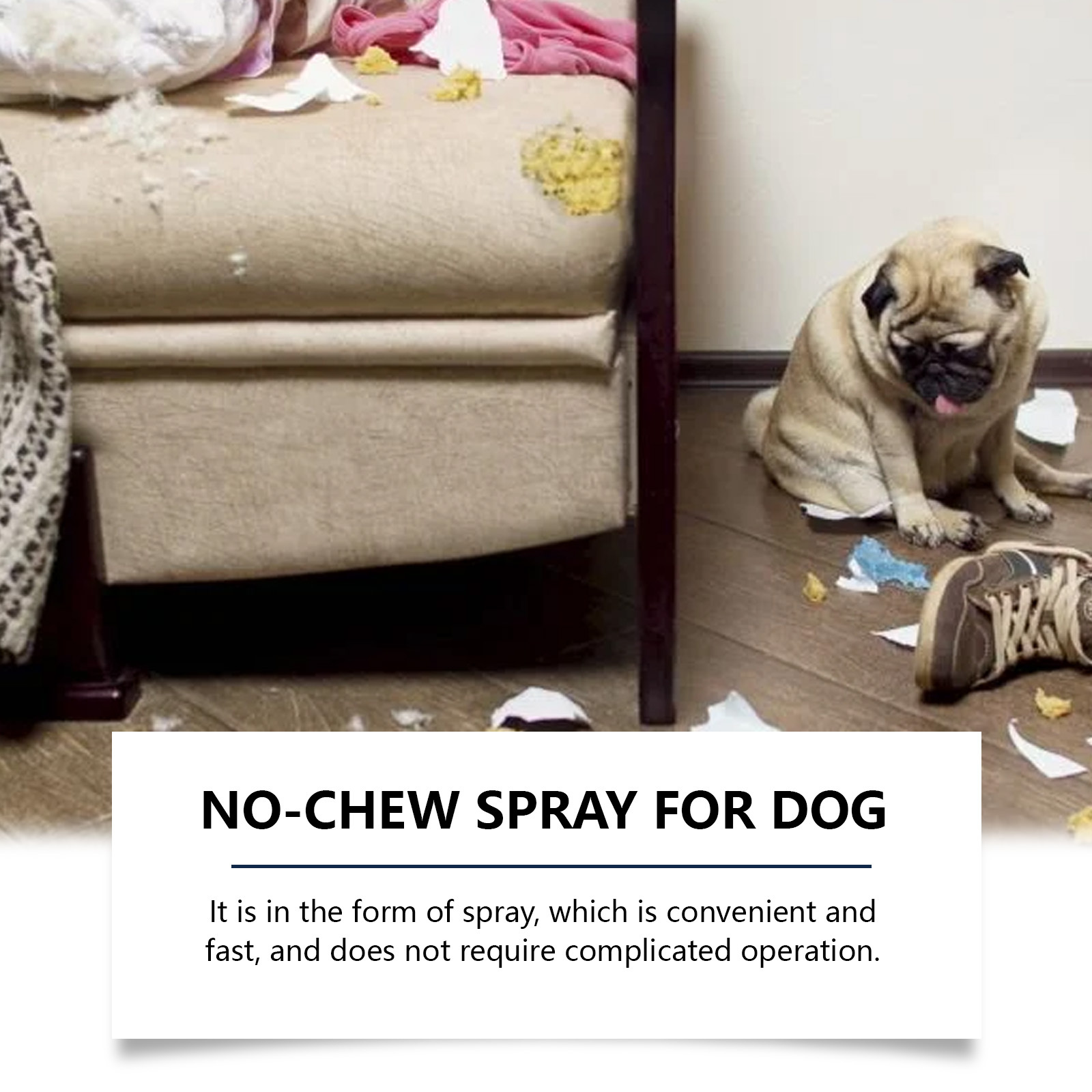 No Chew Spray For Dogs, Anti Chew Deterrent Spray To Stop Pets From Destroying Furniture, Safe With Glycerin & Mint Extract, 100ml - Image 6