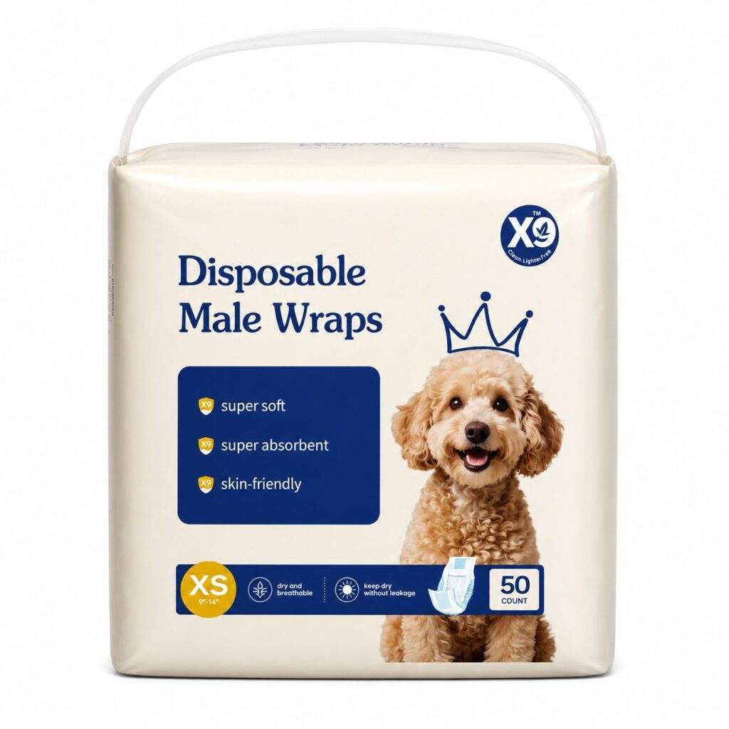 Disposable Male Dog Wraps