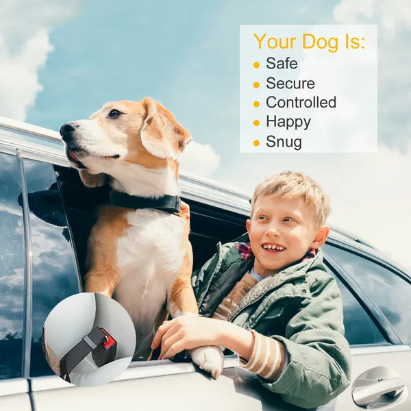 2Pcs Pet Dog Seat Belt Leash Adjustable Pet Dog Cat Safety Leads Harness - Image 8