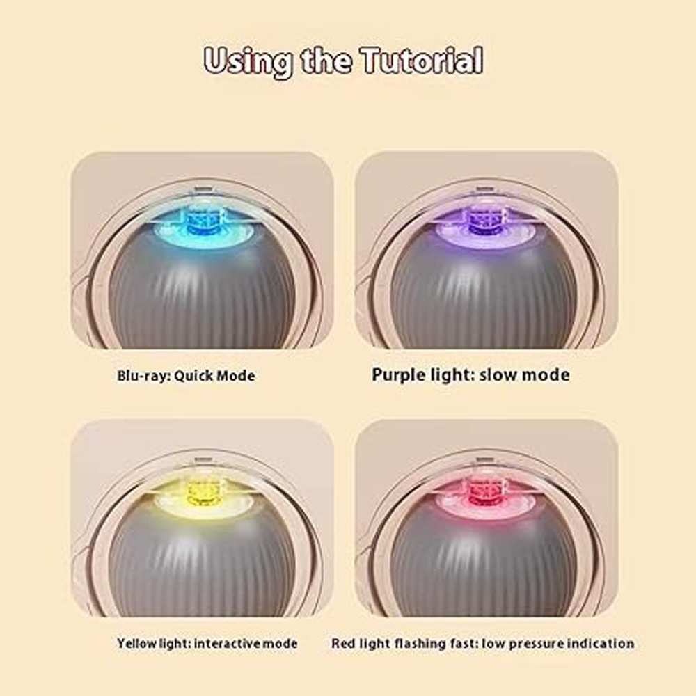 Electric Dog Cat Ball Toy,Indoor Large And Small Cat Dog Interactive Intelligent Rolling Pet Ball - Image 4