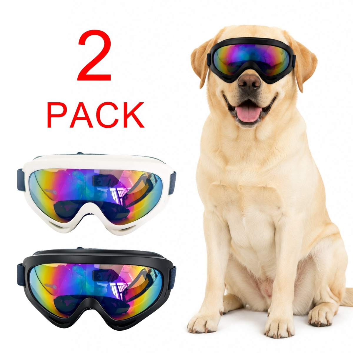 Dog Sunglasses Pet Goggles For Small Dogs Anti-Uv Glasses Eye Protect Windproof - Image 4