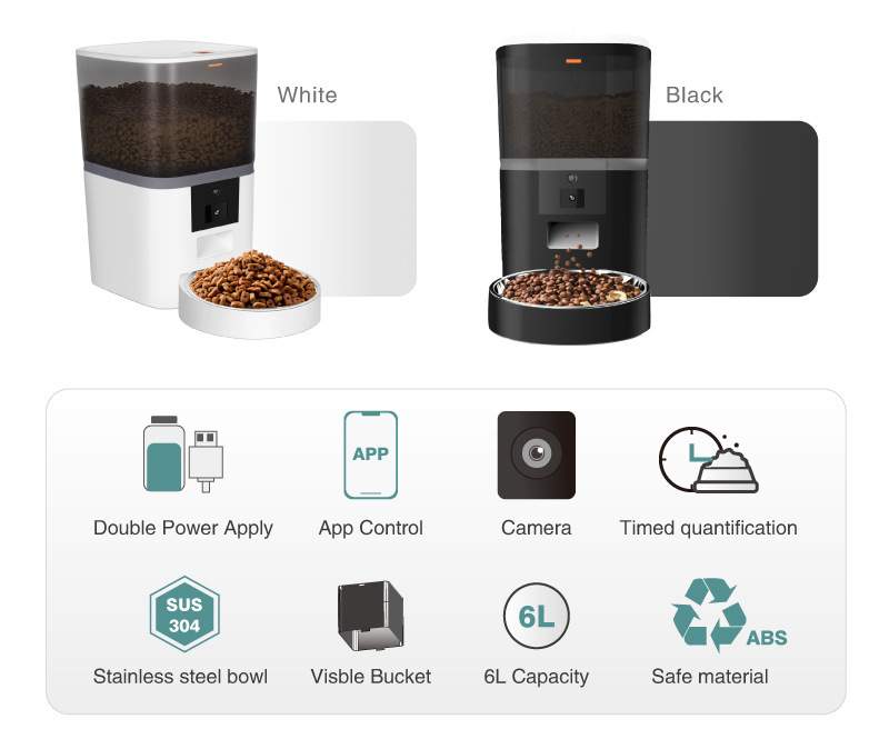 Video Camera With Adjustable Performance Pet Feeder - Image 5