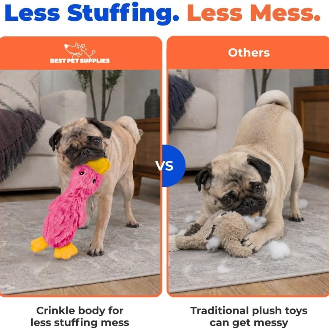 Best Pet Supplies Interactive Squeaky Dog Chew Toy, Ideal Dog Toys For Chewers, Small, Medium Large Dogs, And Fetch Lovers - Image 7