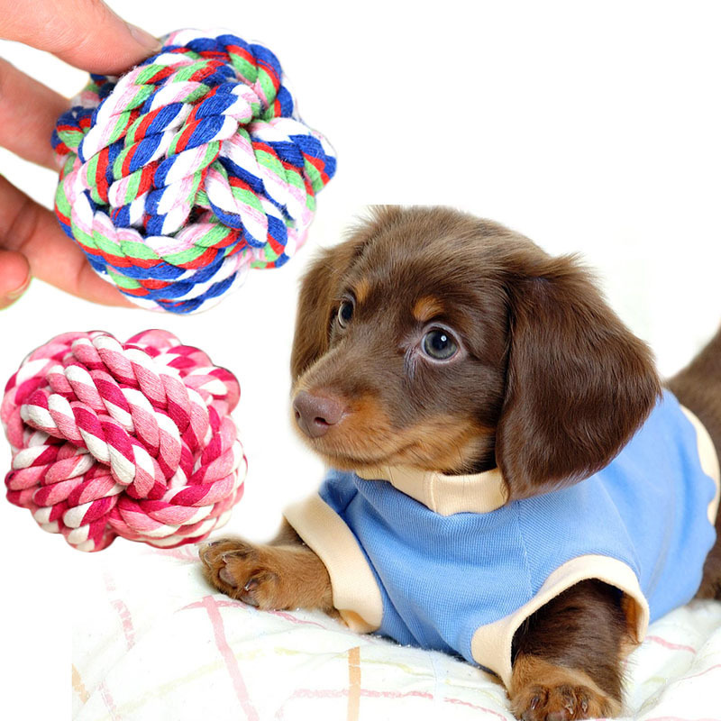 Pet Toy Cotton Rope Ball - Image 2