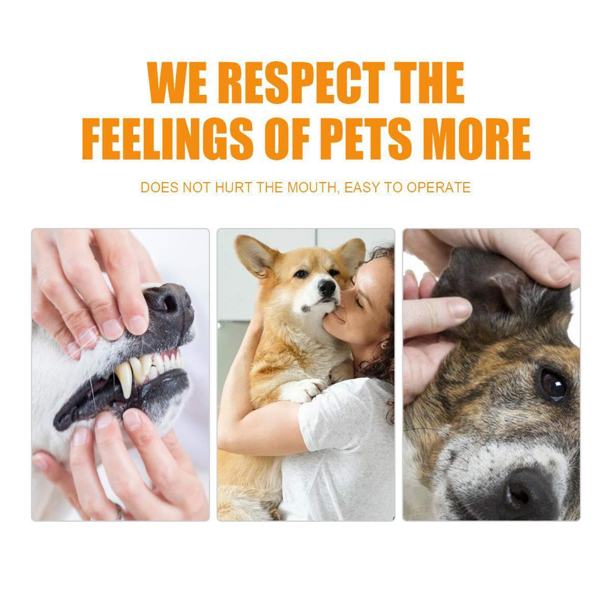 50Pcs Pet Cleaning Finger Wipes, Dog Cat Dental Finger Cot For Plaque Tartar Tear Stain Ear Cleaning - Image 2