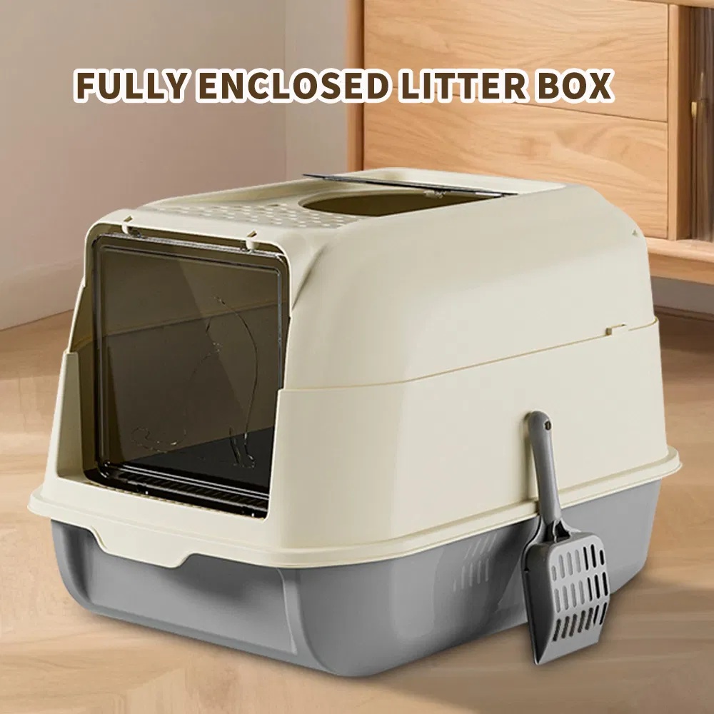 Double Door Cat Litter Box, Allowing Cats To Enter The Bathroom More Smoothly And Reducing Crowding - Image 4