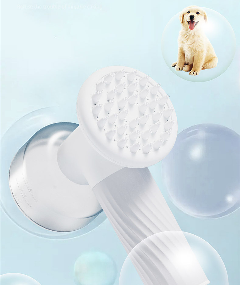 Automatic Foaming Dog Cat Bath Brush Dog Shampoo Brush With Soap Dispenser Electric Pet Grooming Massage Brush Pet Bath Brush Scrubber Comb For Dog Cat Pet Products - Image 9