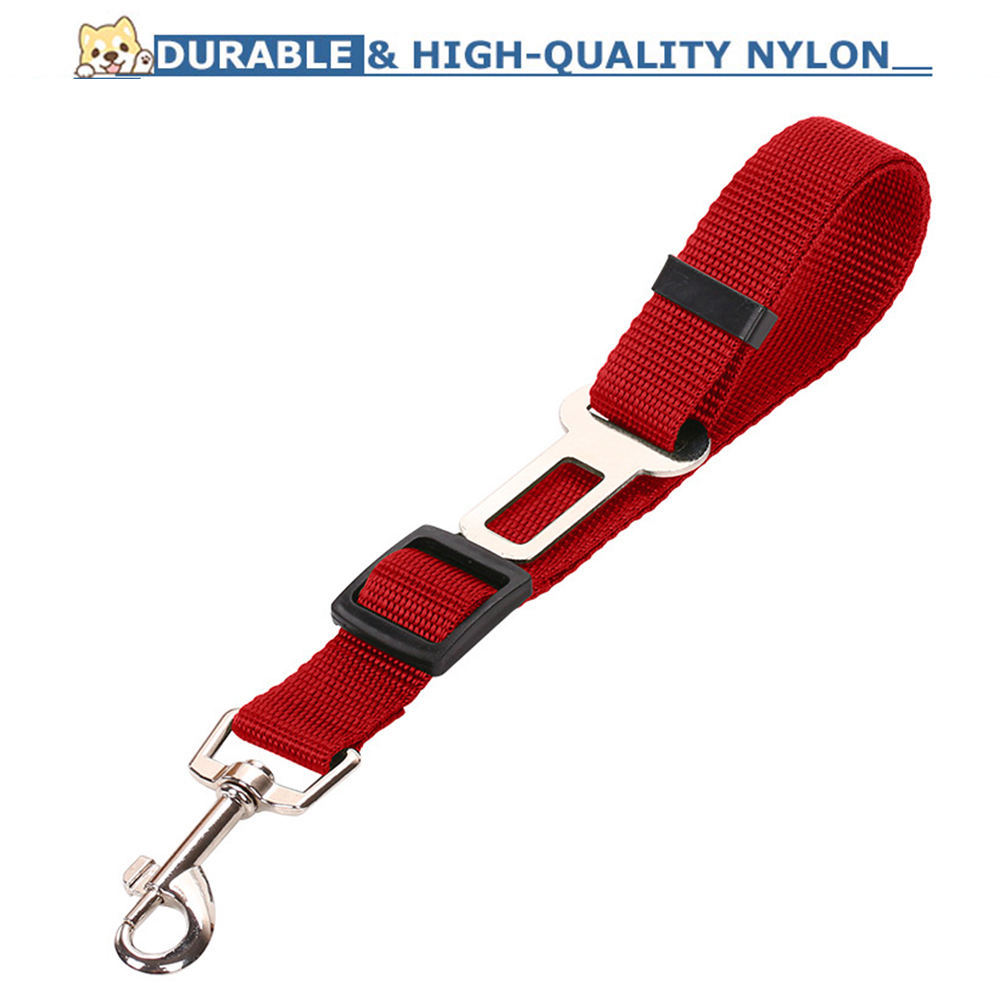 High Quality Durable Pet Cat Dog Vehicle Leash Nylon Adjustable Car Seat Dog Safety Belt Pet Leashes - Image 2