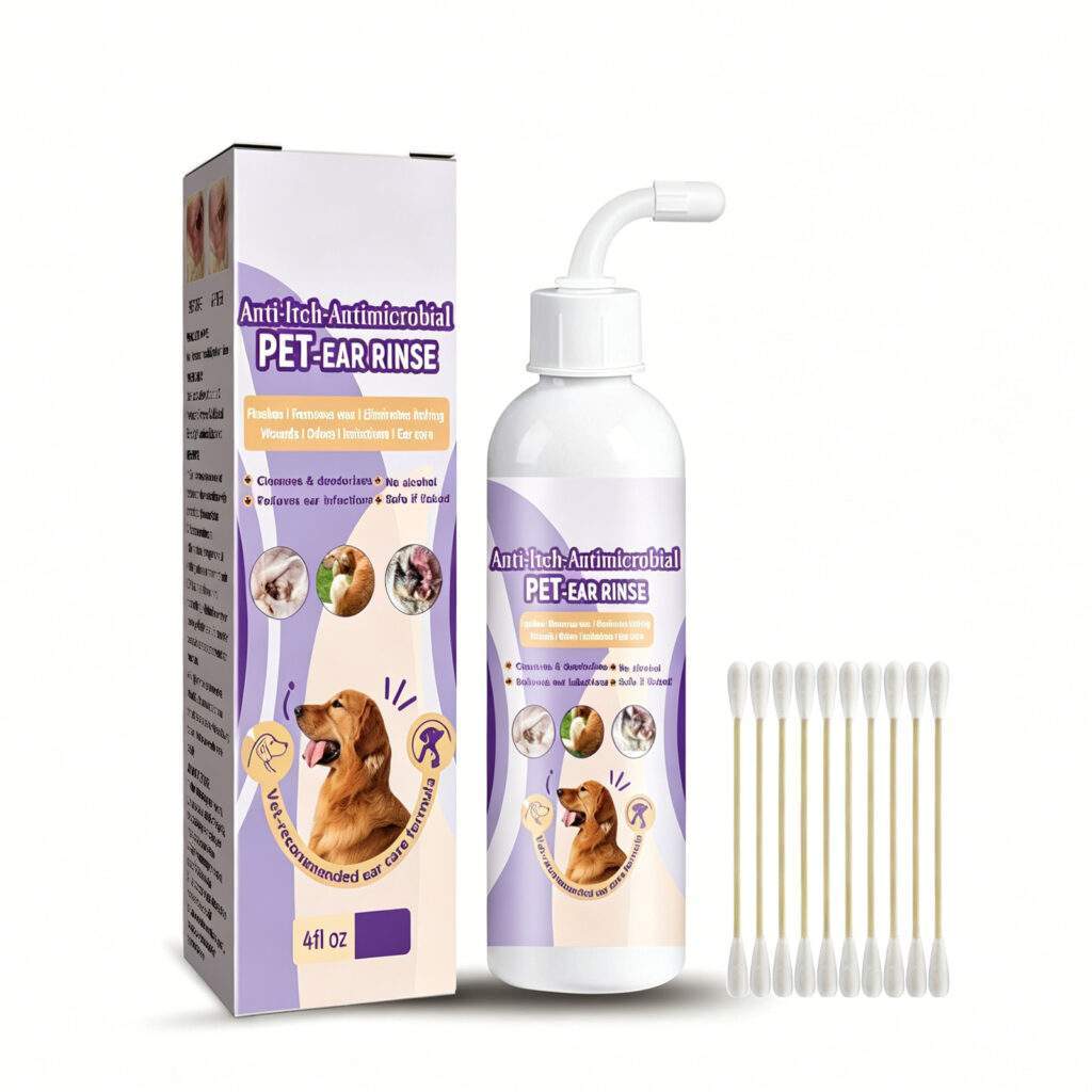 Pet Ear Rinse Cleaner for Dogs & Cats – 118ml