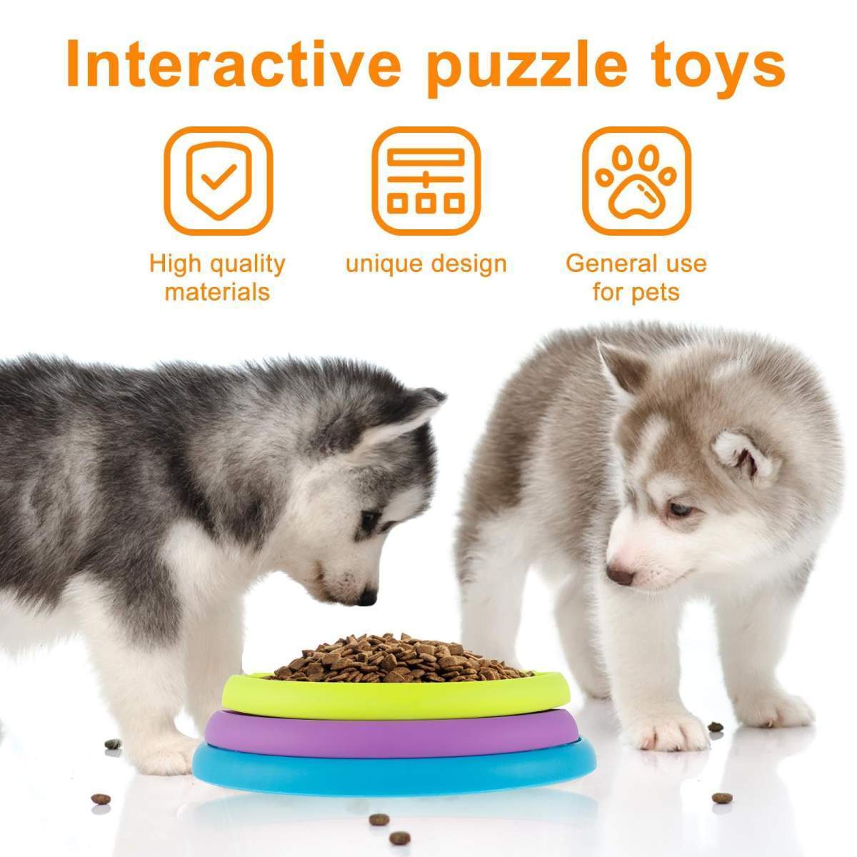 3-in-1 Interactive Slow Feeder Bowl & Lick Mat for Dogs & Cats - Image 5