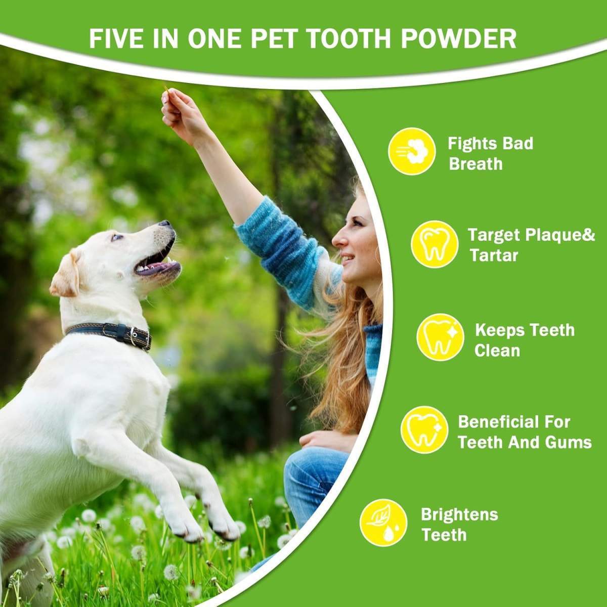 Pet Dental Powder - Freshens Breath, Protects Gums And Strengthens Teeth. An Essential For Daily Oral Care And General Dental Care. - Image 7