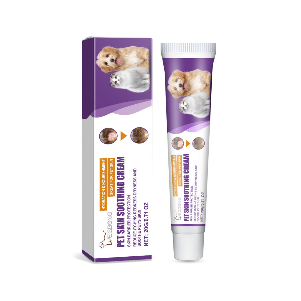Pet Skin Soothing Cream, Skin Repair For Dogs & Cats, Soothe Itching Redness Dry Skin, Safe Gentle Skin Care For Pets 20g