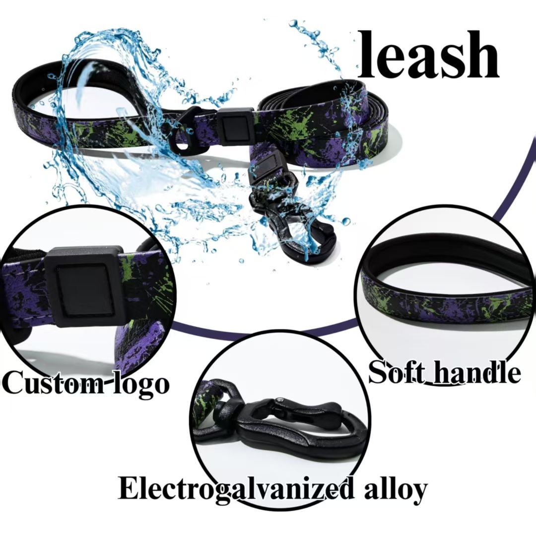 UV Printing Camouflage Embossed Pet Leash Set Is A Perfect Combination Of Style And Functionality Specially Designed For Pets' Outdoor Activities. Every Detail From Craftsmanship To Material Selection - Image 3