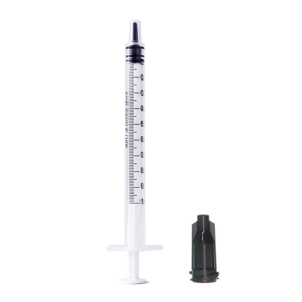 25-Pack 1mL Liquid Measuring Syringes with Caps – Refill & Craft Tools