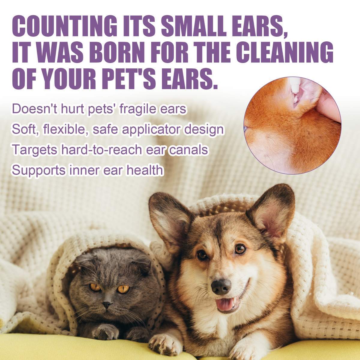 Pet Ear Rinse Cleaner for Dogs & Cats – 118ml - Image 10