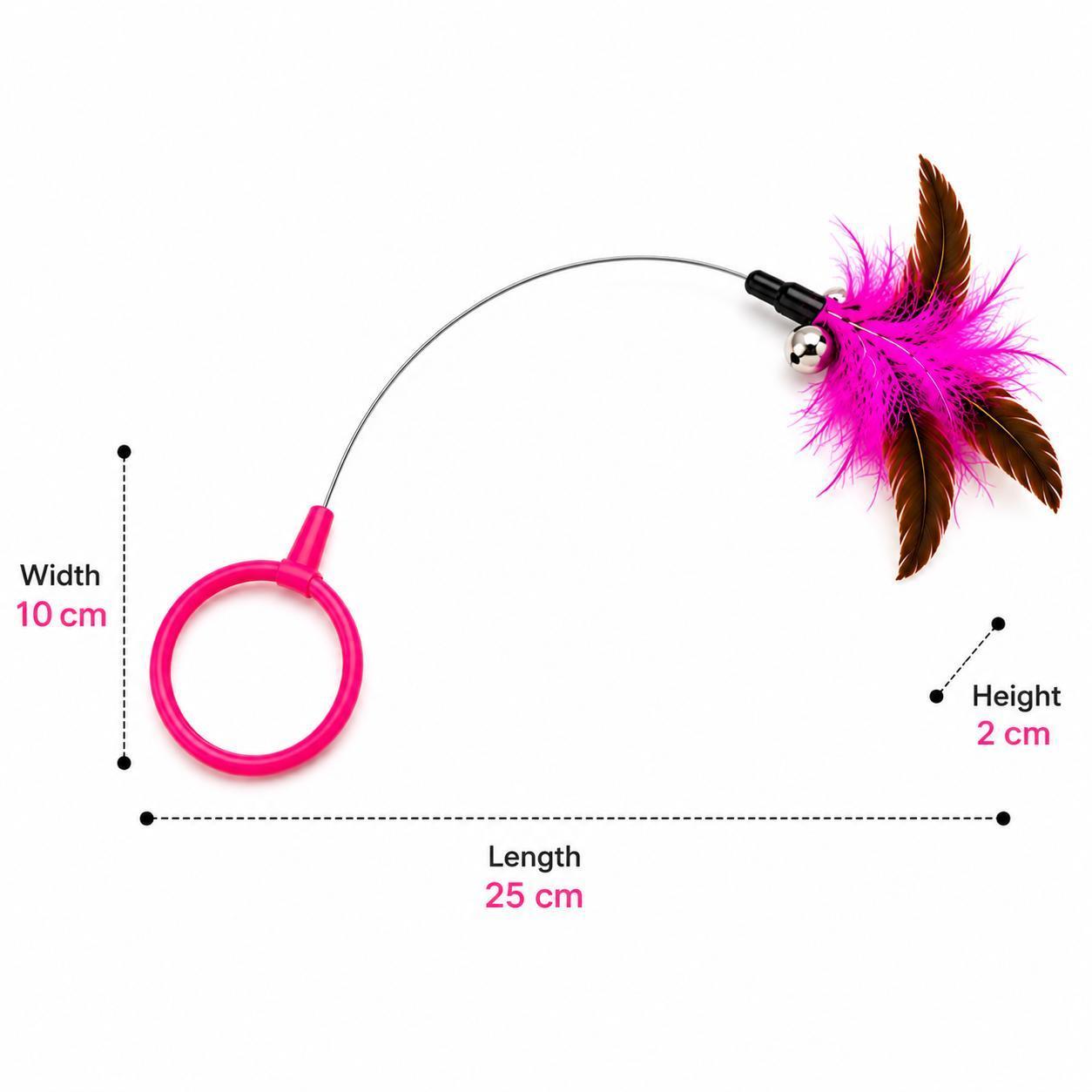 Wearable Cat Feather Collar Toy Interactive Neck-Worn Cat Teaser Automatic Exercise Toy Boosts Pet Activity Levels - Image 6