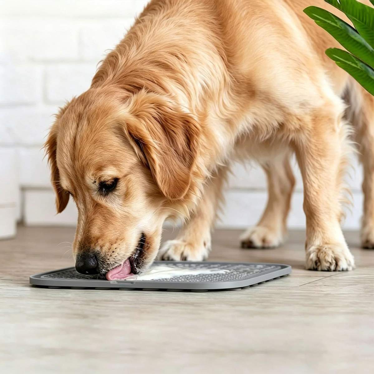 Licking Mat For Dogs & Cats With Suction Cups, 1 Pack Square Dog Slow Feeder Lick Pat For Anxiety Relief & Boredom, Dog Toys To Keep Them Busy, Pets Bathing Training Grooming Mat - Image 10