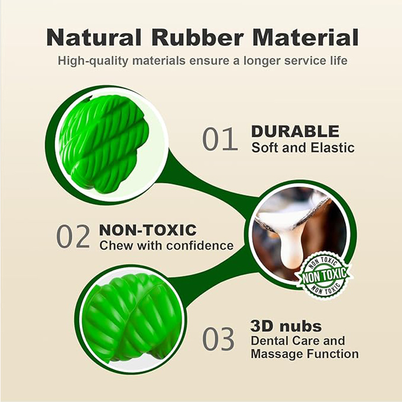 Natural Rubber Horseshoe-Shaped Chew Toys,Dog Toys For Aggressive Chewers, Dog Toys For Medium Large Dogs, Toys For Traning - Image 5