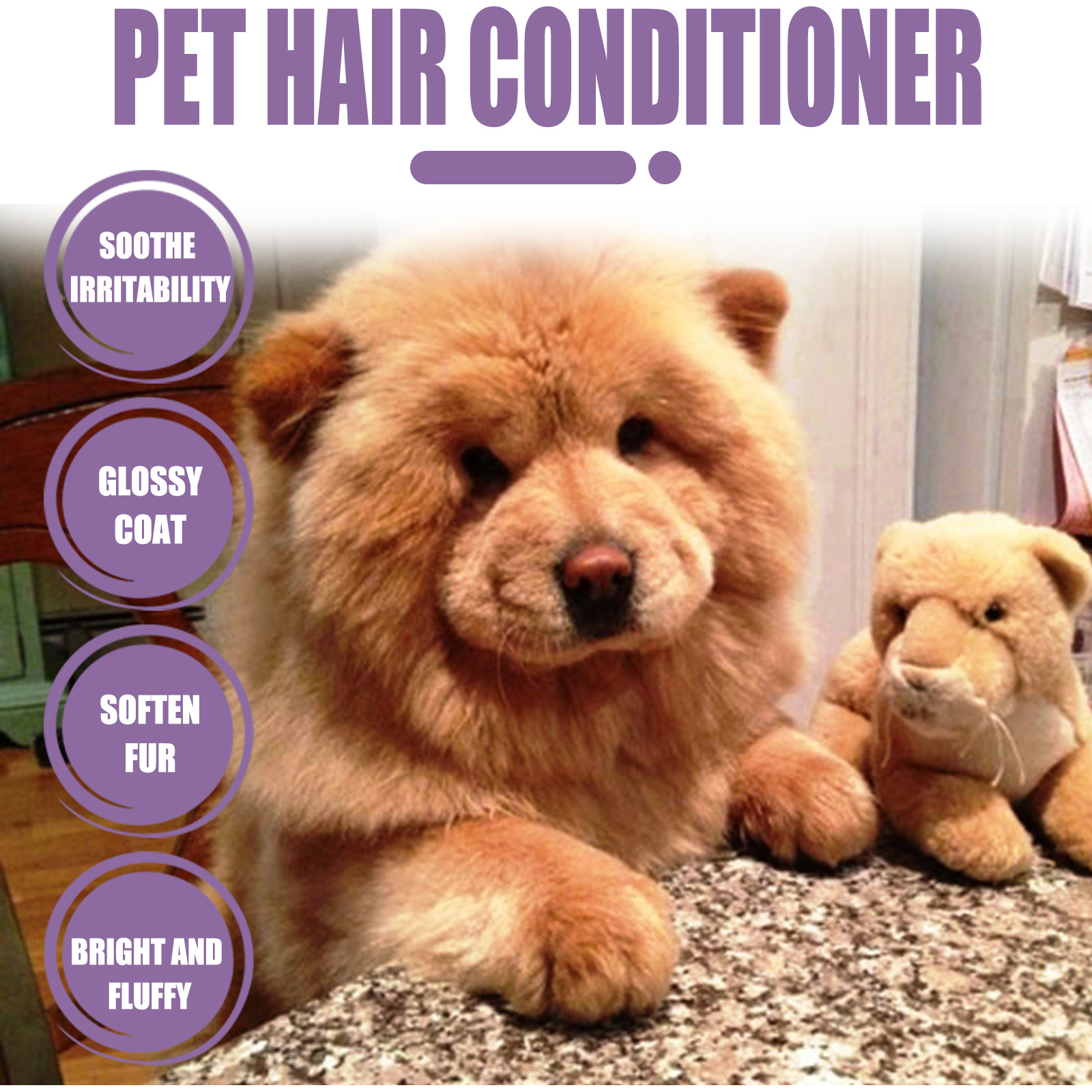 Pet Hair Conditioner For Dogs Cats, Moisturizing Detangling Pet Coat Conditioner, Anti Static, Softens & Brightens Fur, Long Lasting Fragrance, 50ml - Image 7