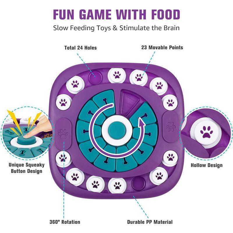 Dog Puzzle Toys, Interactive Treat Puzzle Dog Enrichment Toys For Large Medium Small Dogs - Image 6