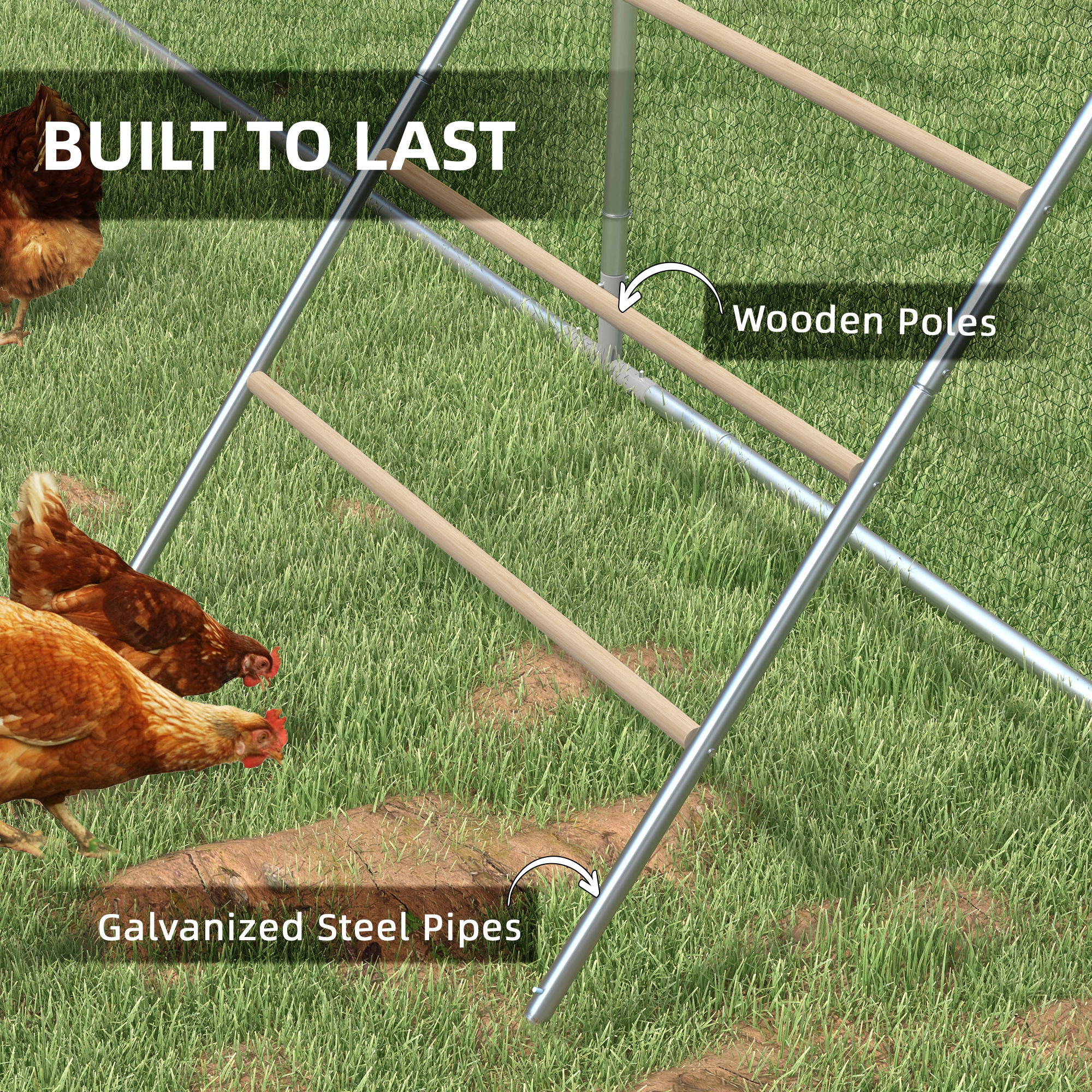 Chicken Roost For Coop, Jungle Gym Roosting Bar - Image 6