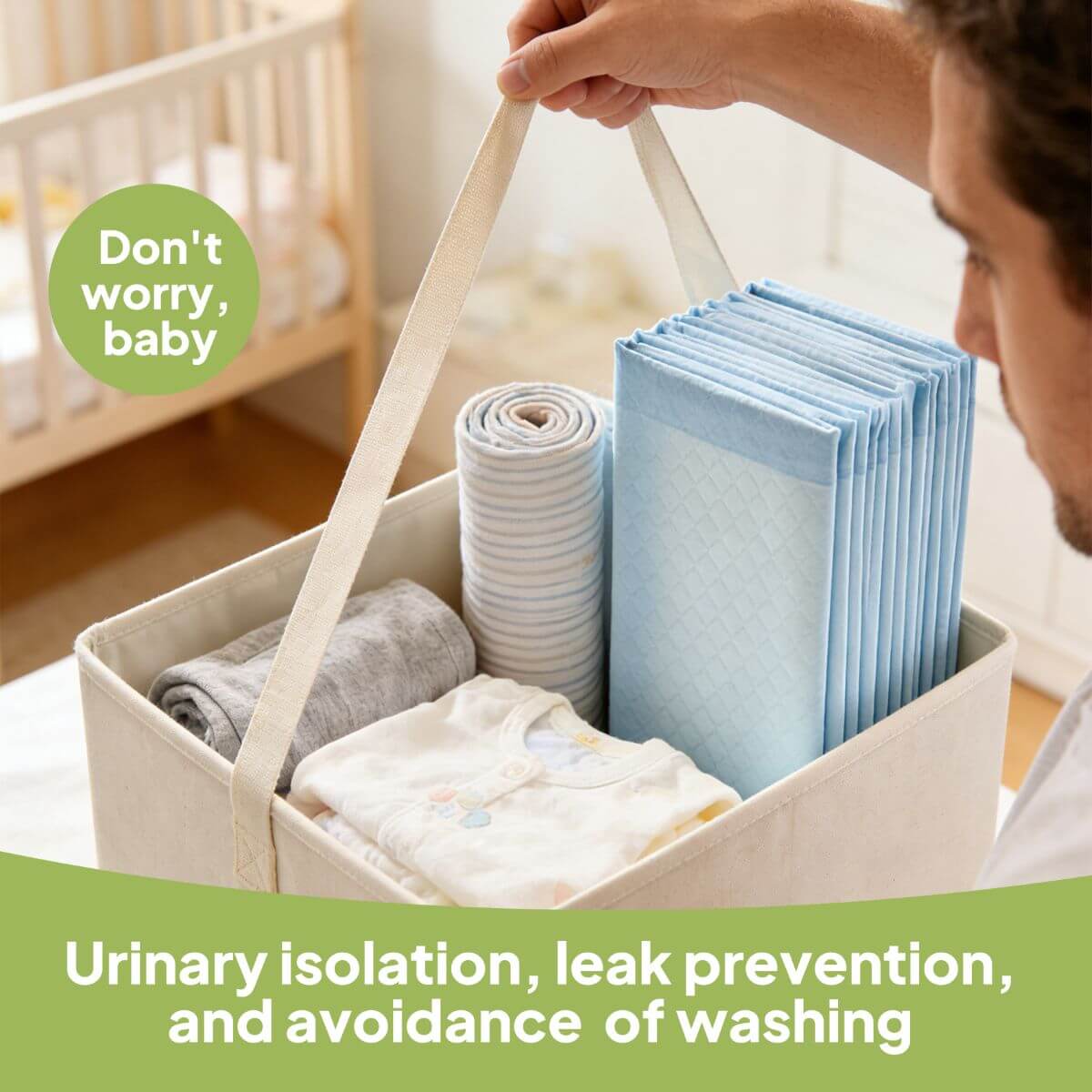 Absorbent waterproof underpads for bed and furniture protection - Image 4