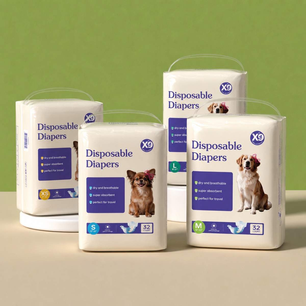 Disposable Female Dog Diapers - Image 3