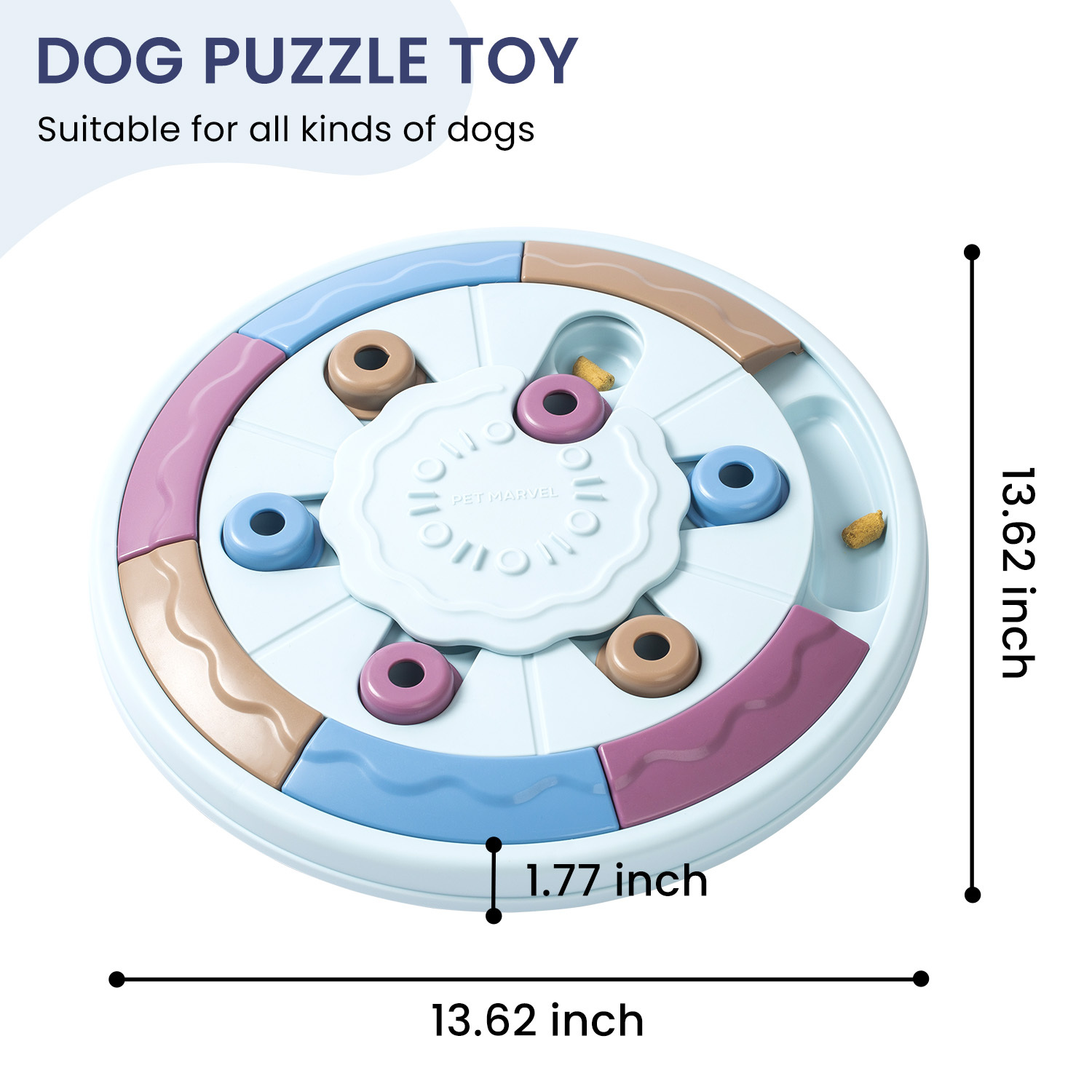PETMARVEL Interactive Puzzle Game Dog Toy, Level 1-3 - Image 4