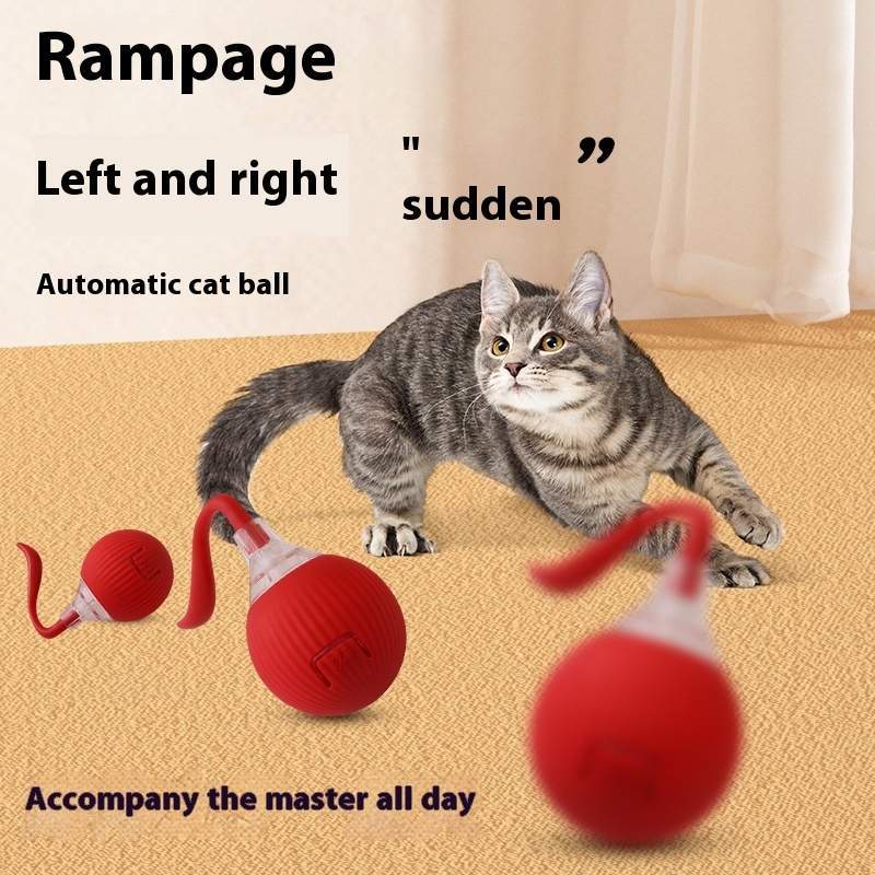 Interactive Cat Toy Ball Super Drive Cat Rolling Ball - Image 4