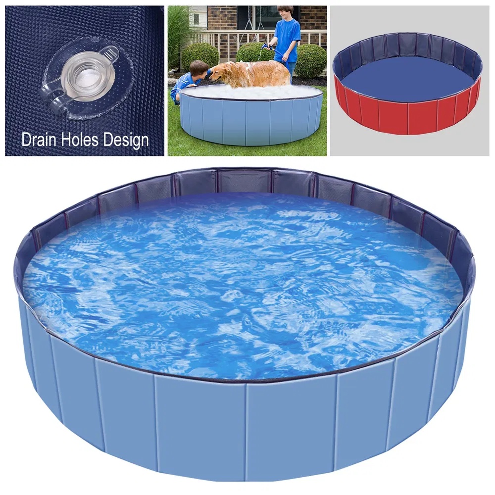 Foldable Pet Swimming Pool PVC Kiddie Baby Dog Swim Pool Bathing Tub Playmat Kids Pools - Image 4
